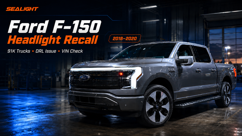 Ford F-150 Headlight Recall: 91K Trucks, DRL Issue & VIN Check