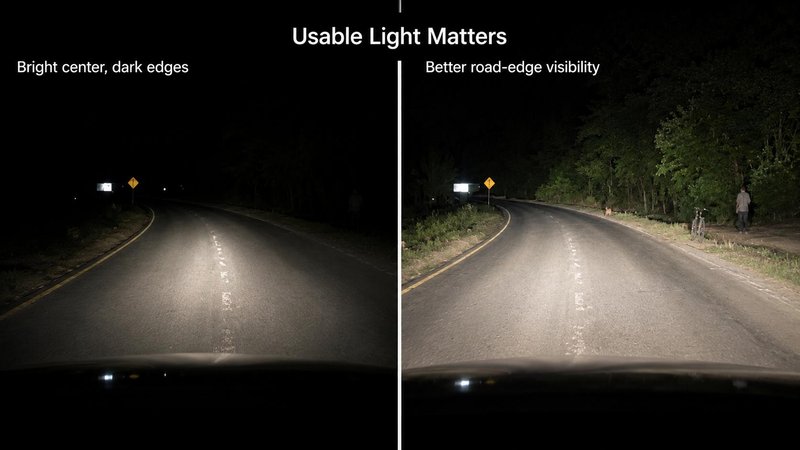 night driving about usable light