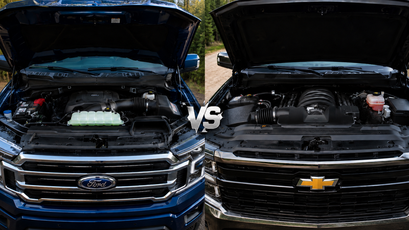 silverado vs f150 specs 