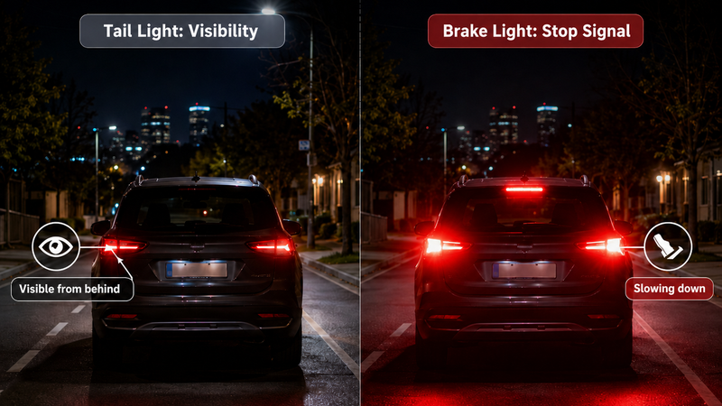 what are tail lights and brake lights