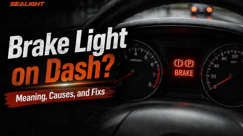 Brake Light on Dash Stays On? 7 Causes and How to Fix It