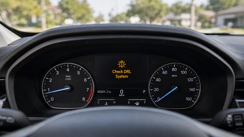 drl light mean on the dashboard