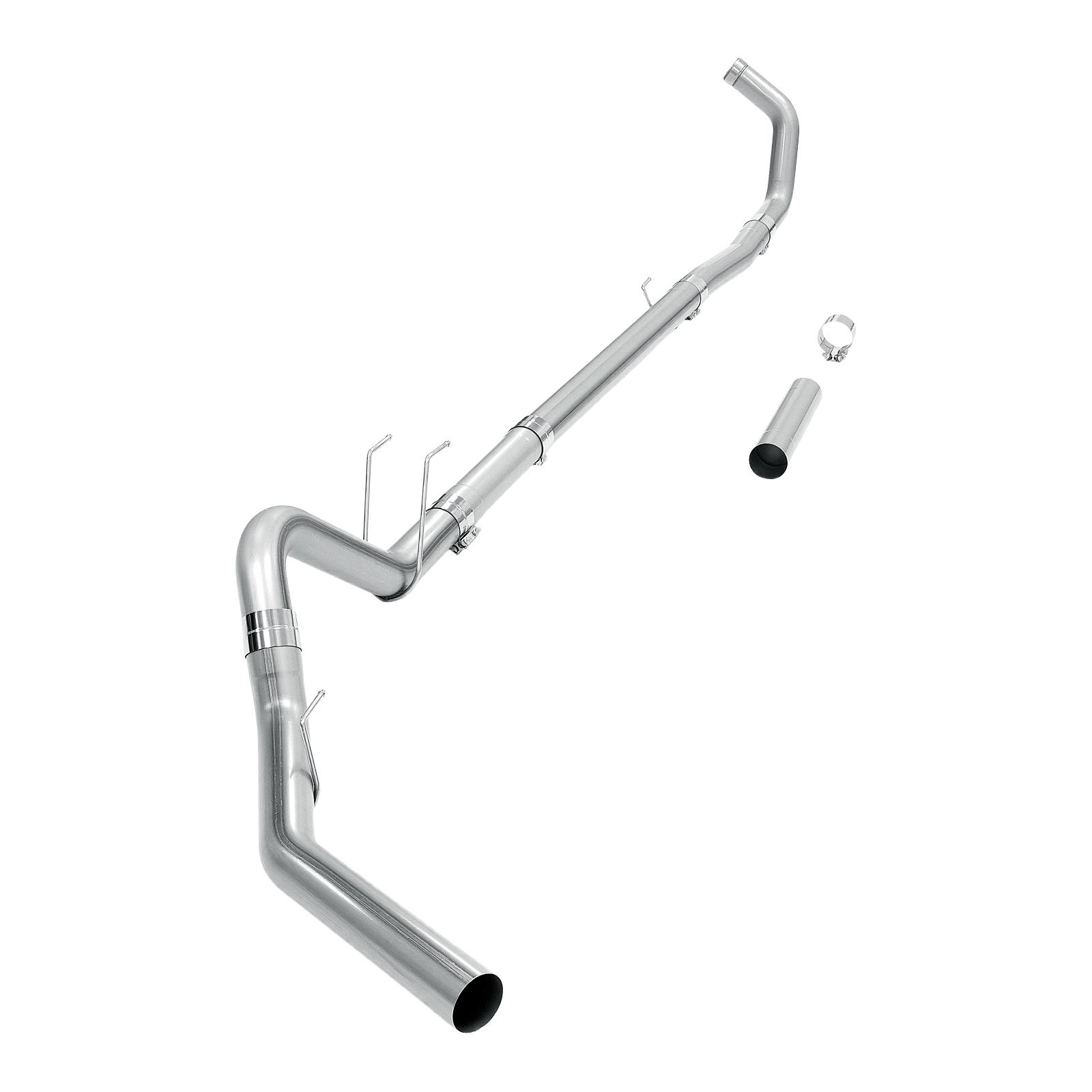 2023-2026 6.7L Powerstroke 4'' Turbo-Back DPF Delete Pipe for Ford F250/F350 Super Duty 0