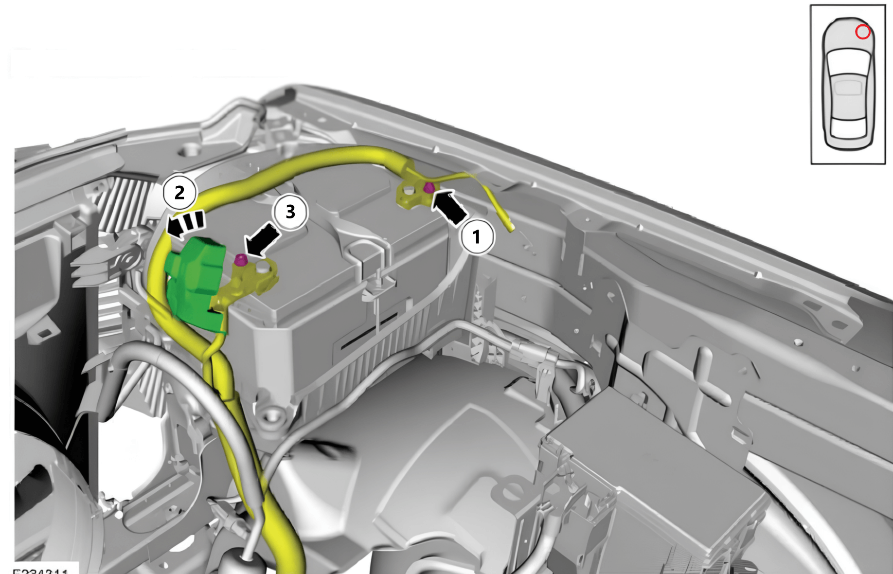 disconnect batteries