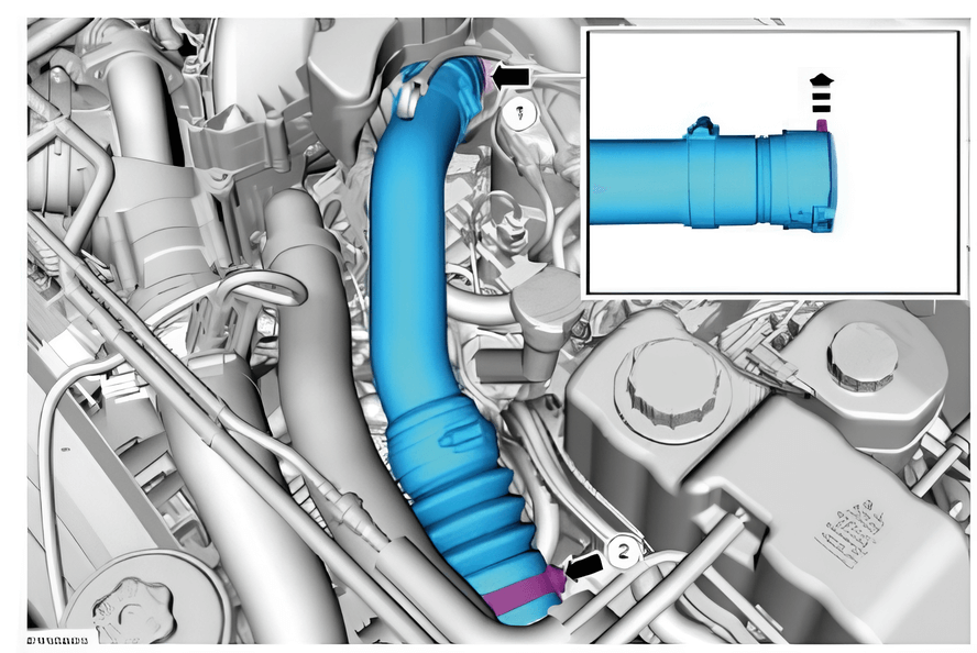 disconnect the fuel filter outlet