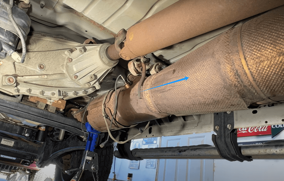 remove the dpf pipe
