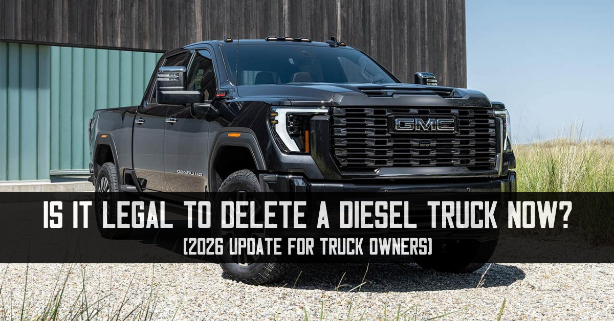 is it legal to delete a diesel truck