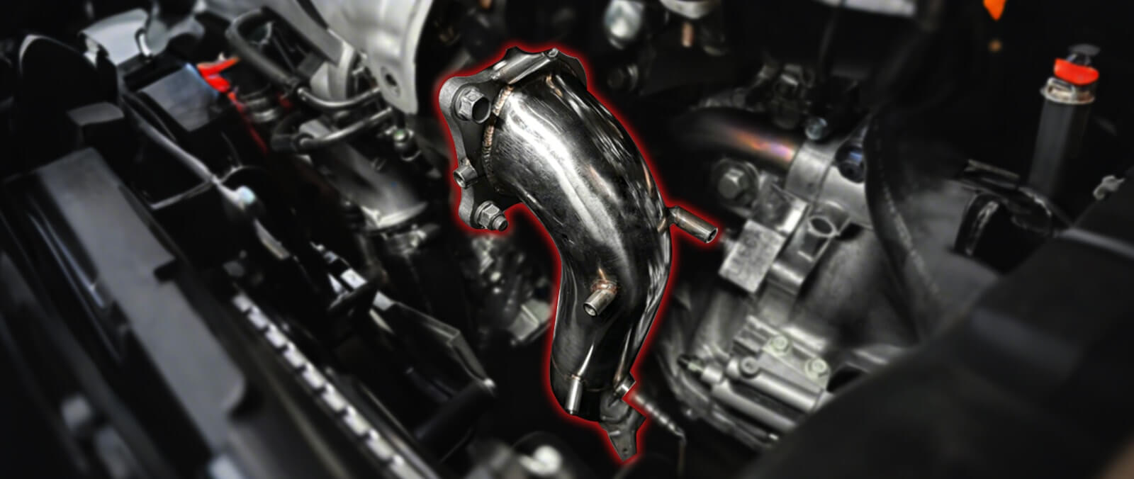 downpipe in a car