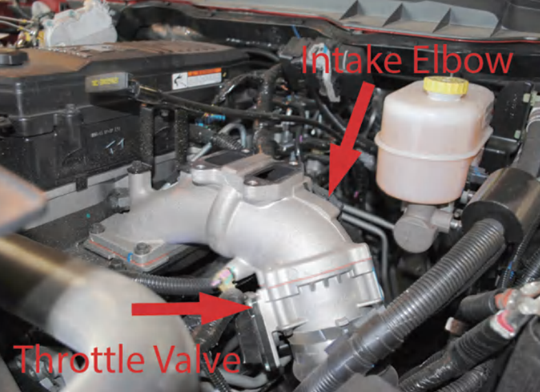 disconnect the intake elbow