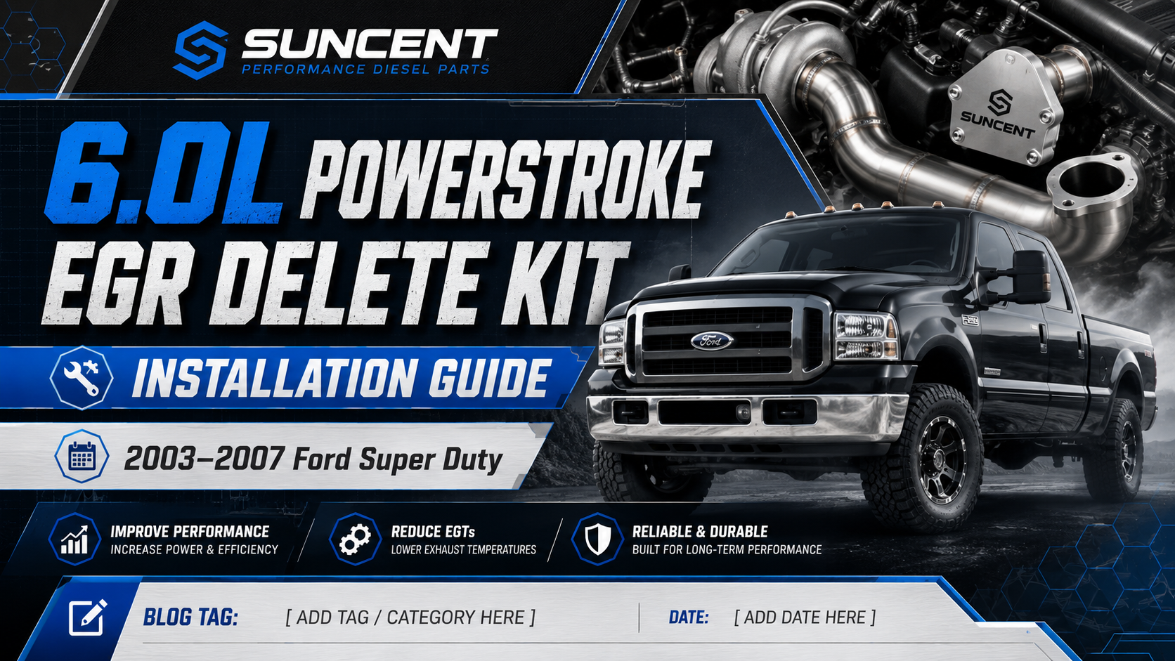 Step-by-Step Installation Guide for Ford 6.0 Powerstroke EGR Delete Kit