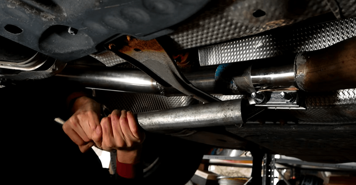 Install straight pipe