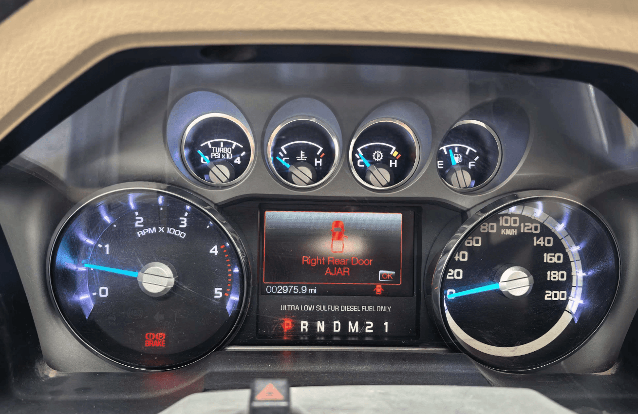 check no warning lights
