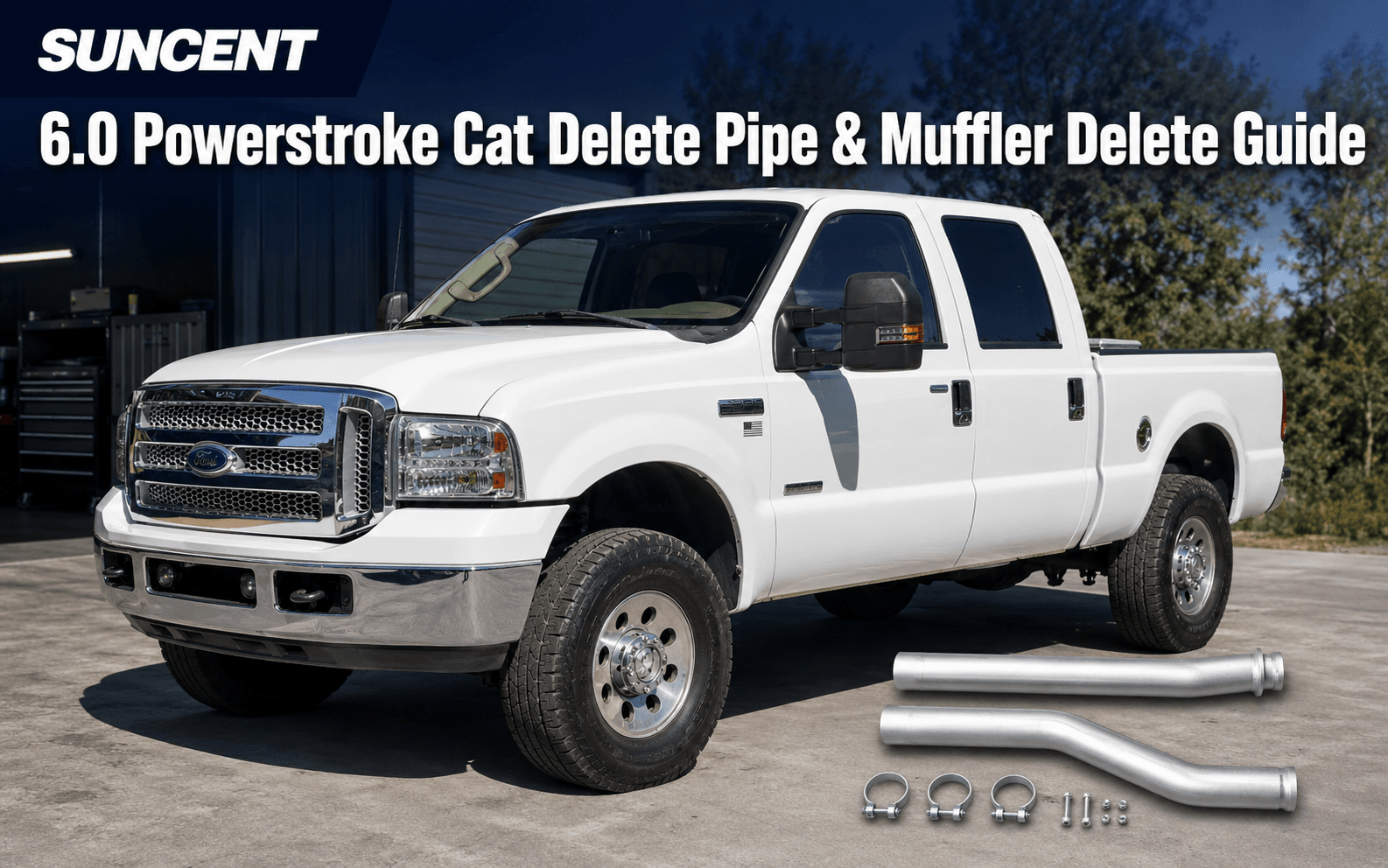 6.0 Powerstroke Cat Delete Pipe & Muffler Delete: Pros & Cons