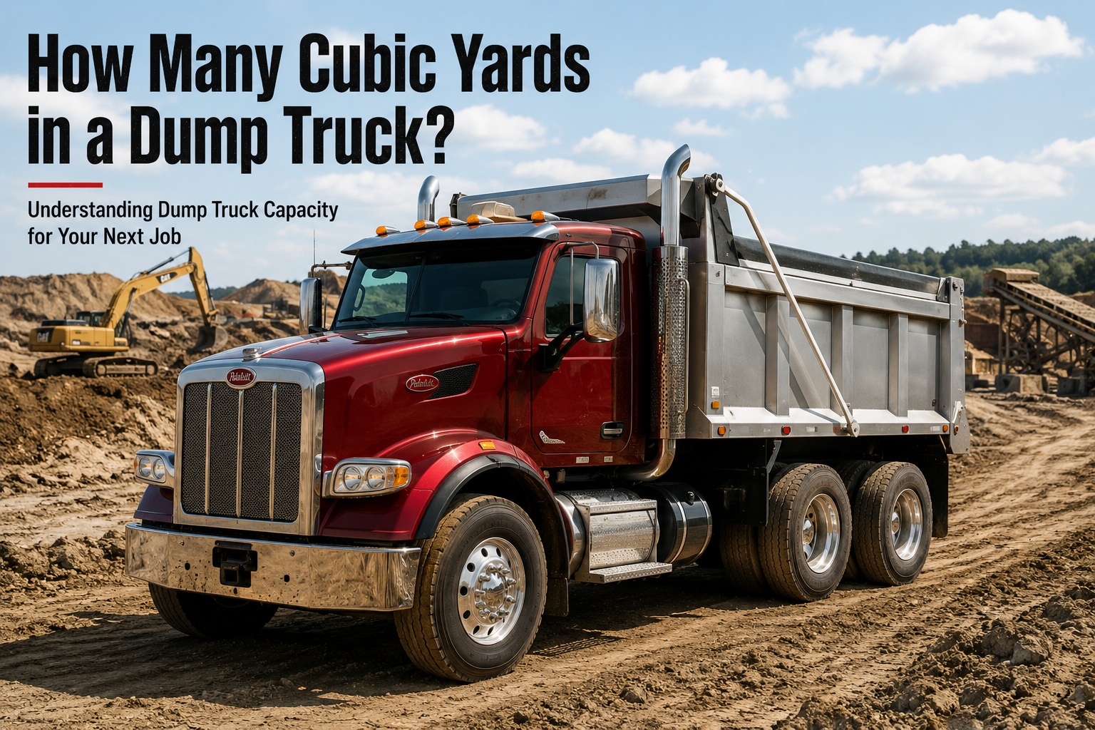 How Many Cubic Yards in a Dump Truck? A Real-World Capacity & Fleet Earnings Guide