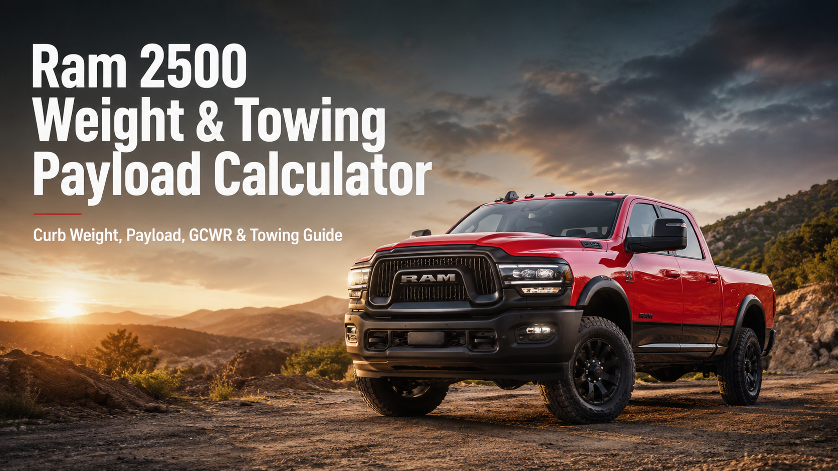 How Much Does a Ram 2500 Weigh​?