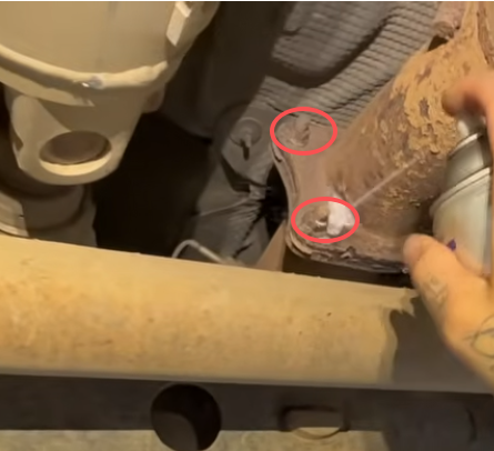 Apply penetrating lubricant to exhaust fasteners before removal.