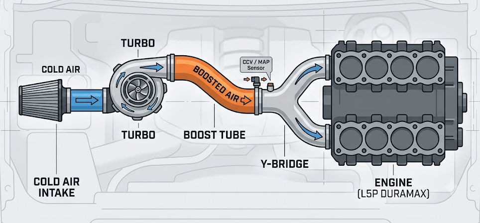 l5p engine intake components