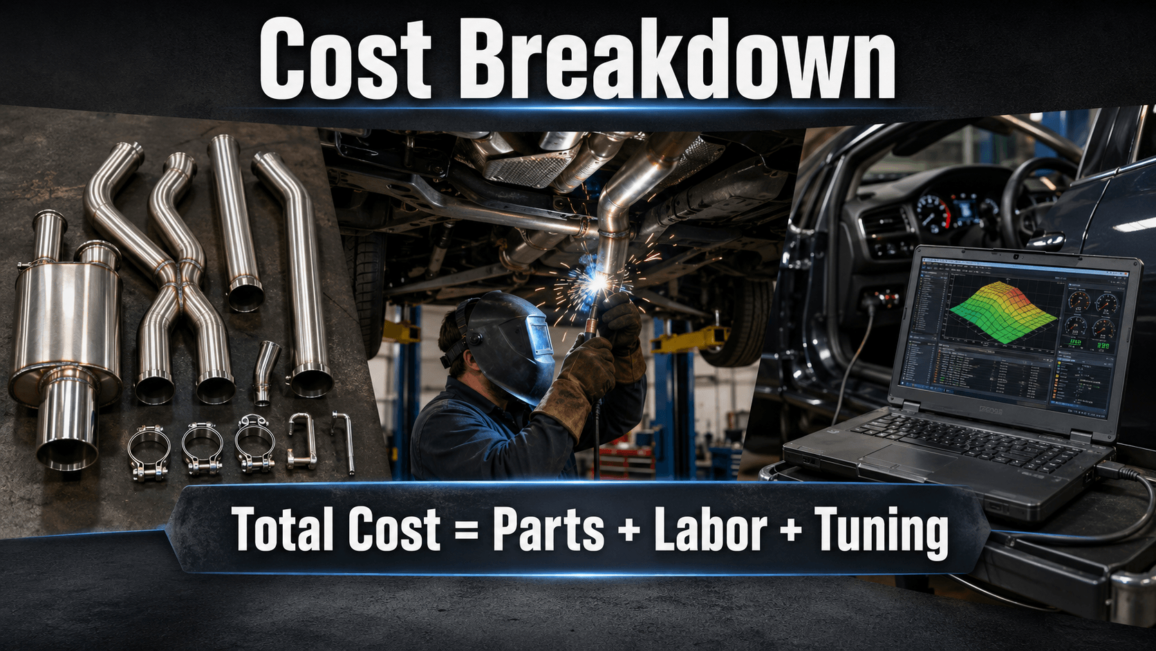 straight pipe cost breakdown