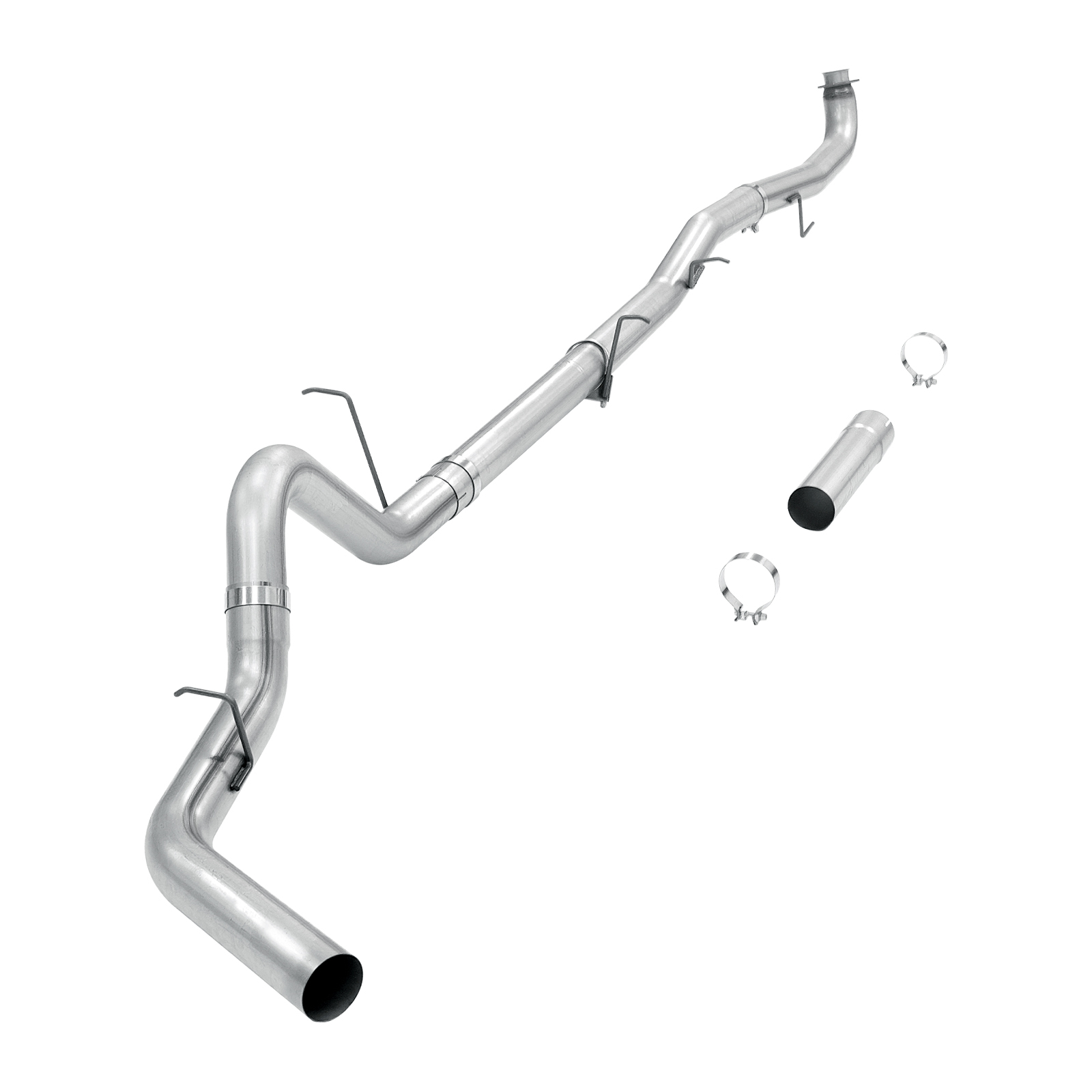 6.6L Duramax LML 4" Downpipe-Back Exhaust for 2015 Chevrolet Silverado 2500 HD 0