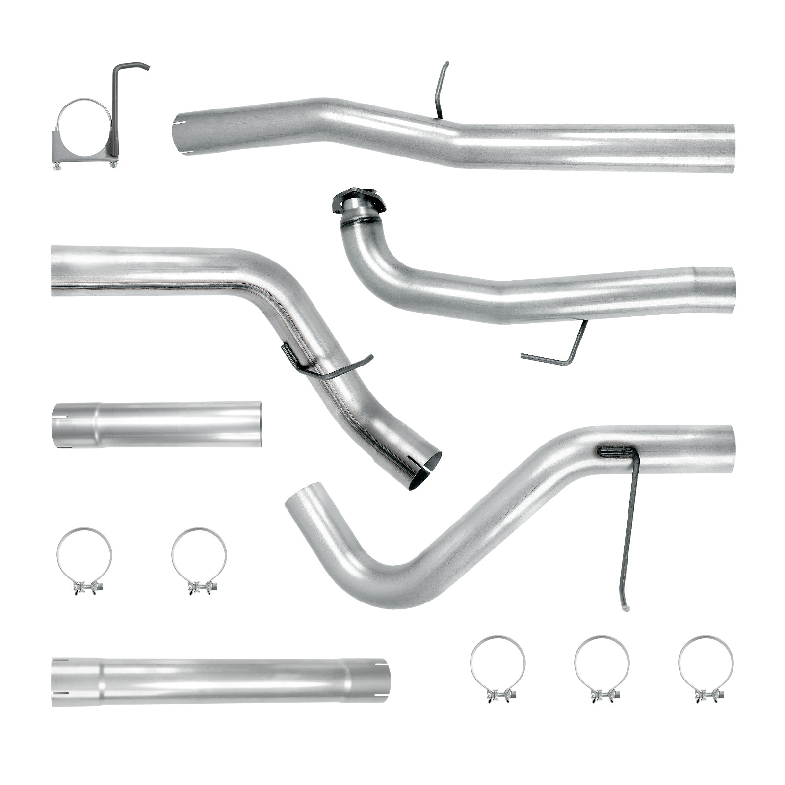 6.6L Duramax LML 4" Downpipe-Back Exhaust for 2015 Chevrolet Silverado 2500 HD 3
