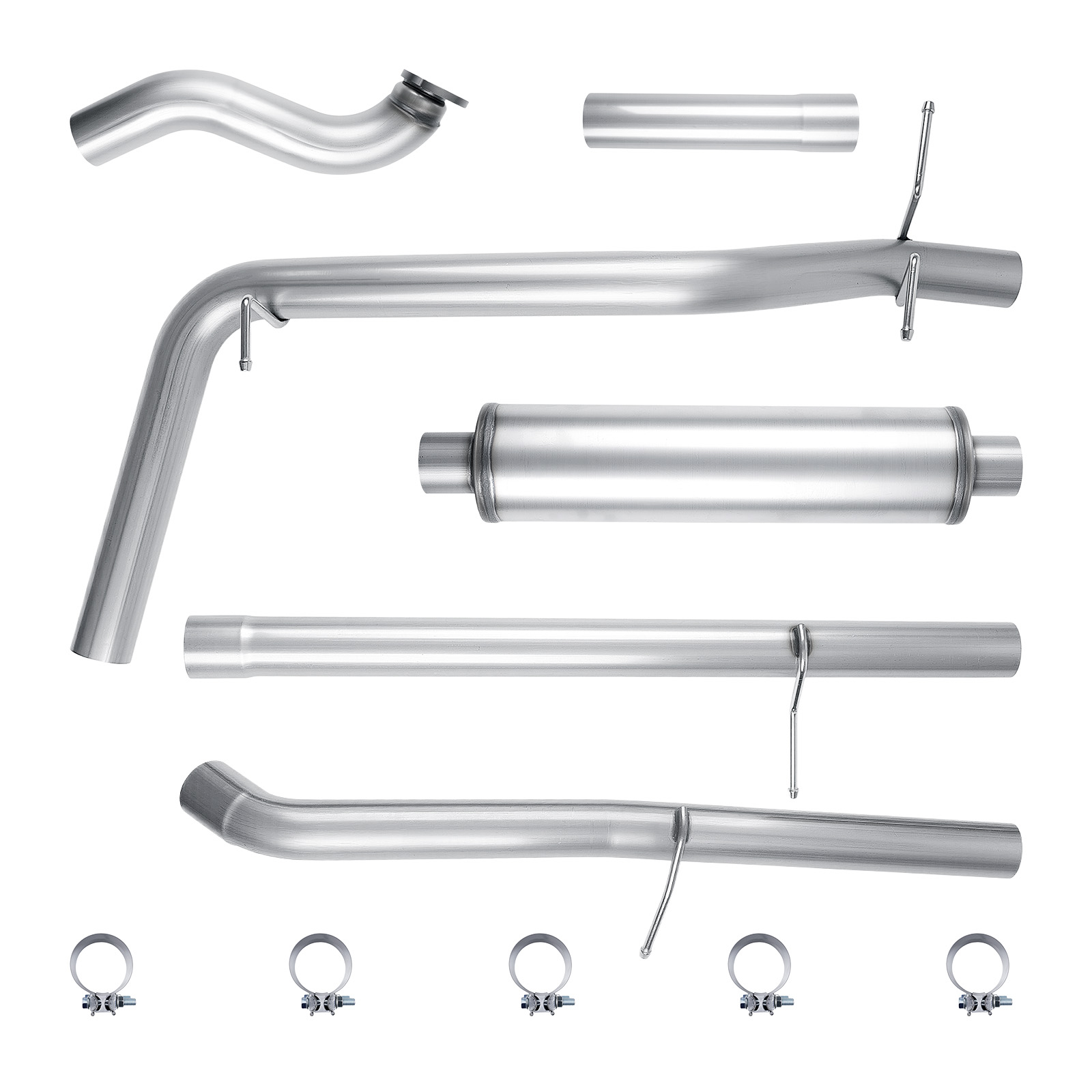 2016-2022 Duramax LWN 3" Turbo-Back CAT/DPF Delete Exhaust System With Muffler For Colorado Canyon 5