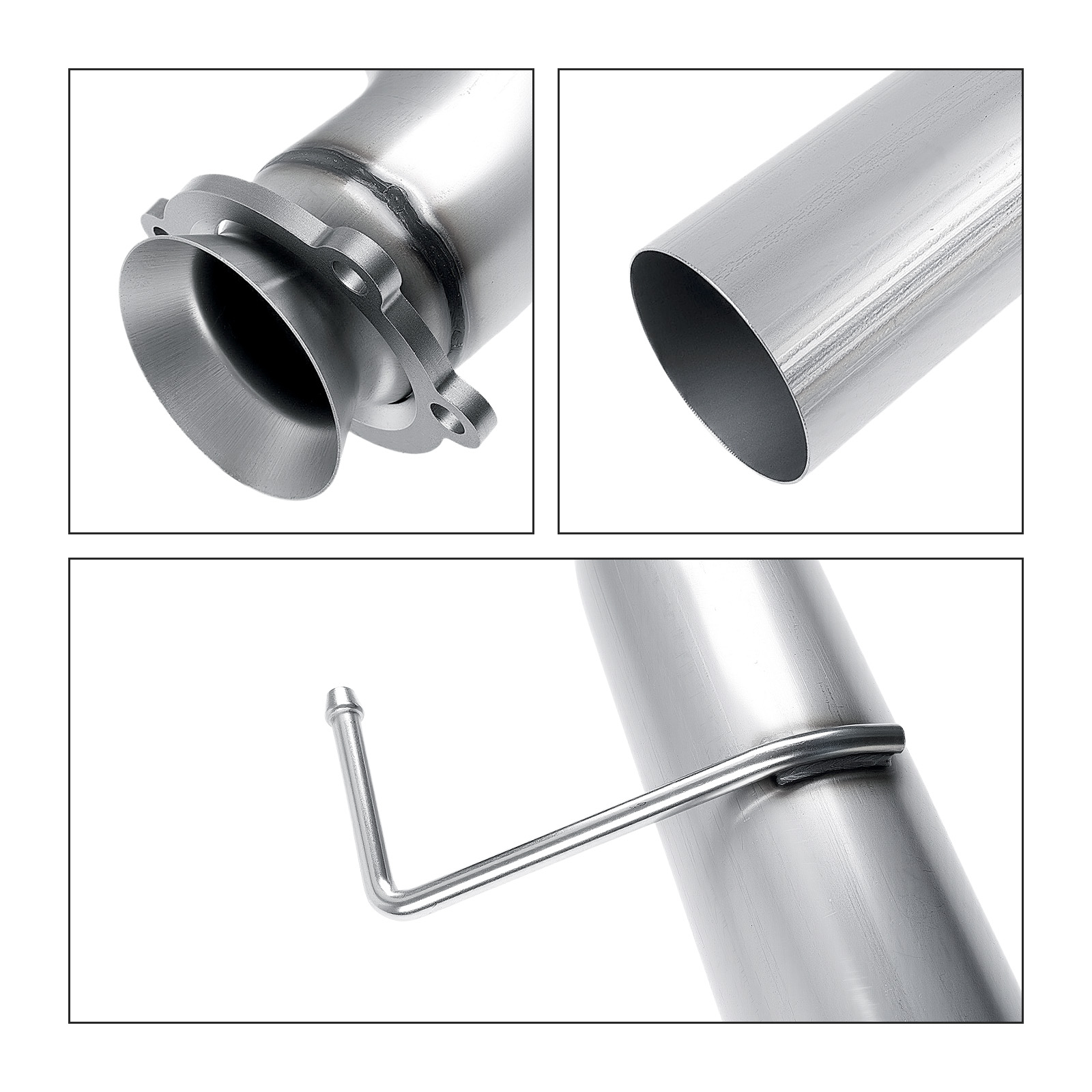 2020-2026 6.6L Duramax L5P 4" Downpipe-Back DPF Delete Exhaust System For Silverado Sierra 2500/3500HD 3