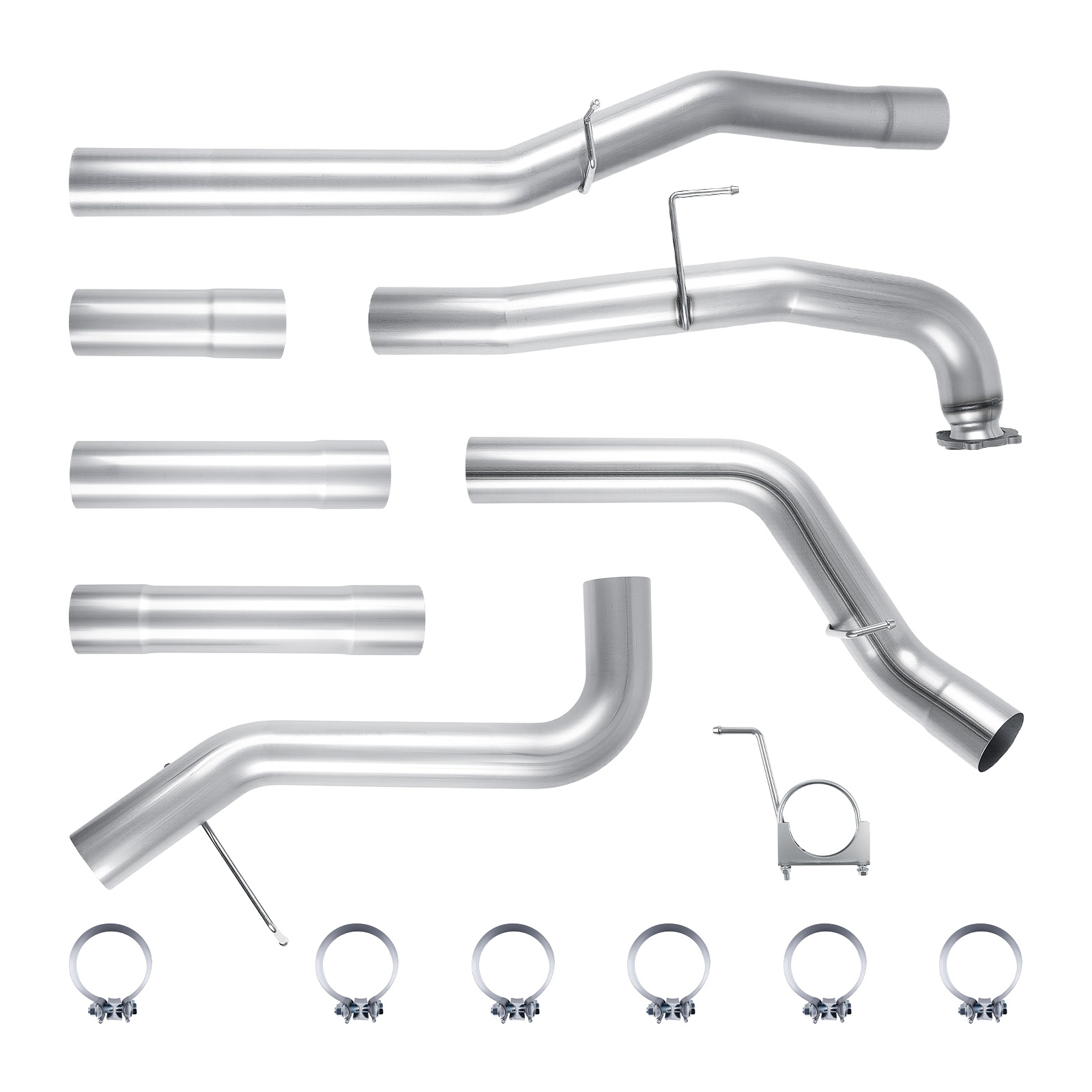 2020-2026 6.6L Duramax L5P 4" Downpipe-Back DPF Delete Exhaust System For Silverado Sierra 2500/3500HD 4