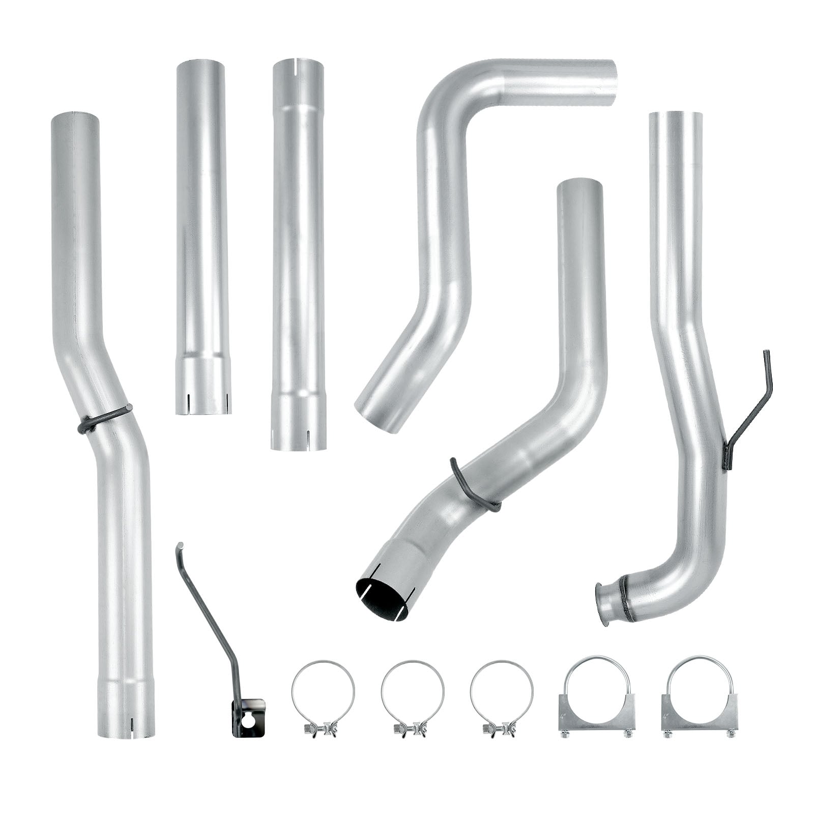 2011-2015 6.6L LML Duramax 4" DPF-Delete Downpipe-Back Exhaust System For Silverado Sierra 2500 3500HD 1