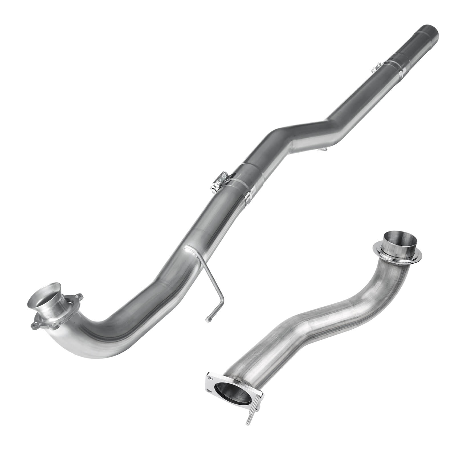2017-2023 6.6L Duramax L5P 4" DPF Delete Race pipe & DOC Delete Downpipe 0