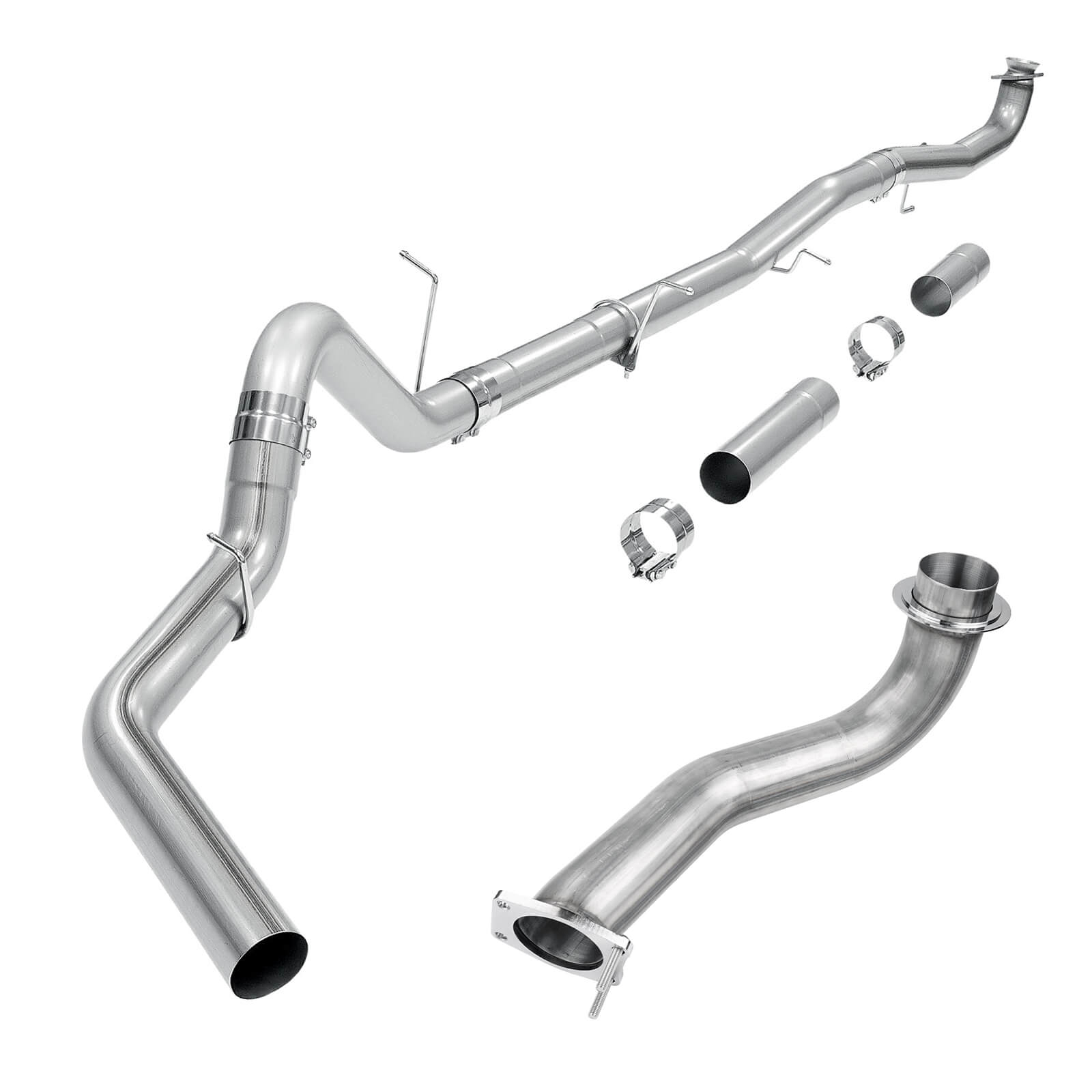 2020-2026 6.6L Duramax 4" Turbo-Back Exhaust For GM Silverado Sierra 2500 3500HD 0