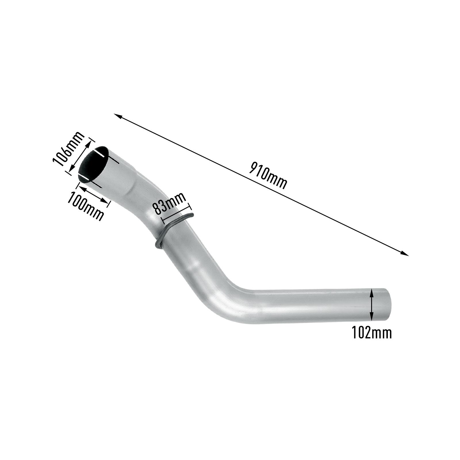 2011-2015 6.6L LML Duramax 4" DPF-Delete Downpipe-Back Exhaust System For Silverado Sierra 2500 3500HD 12