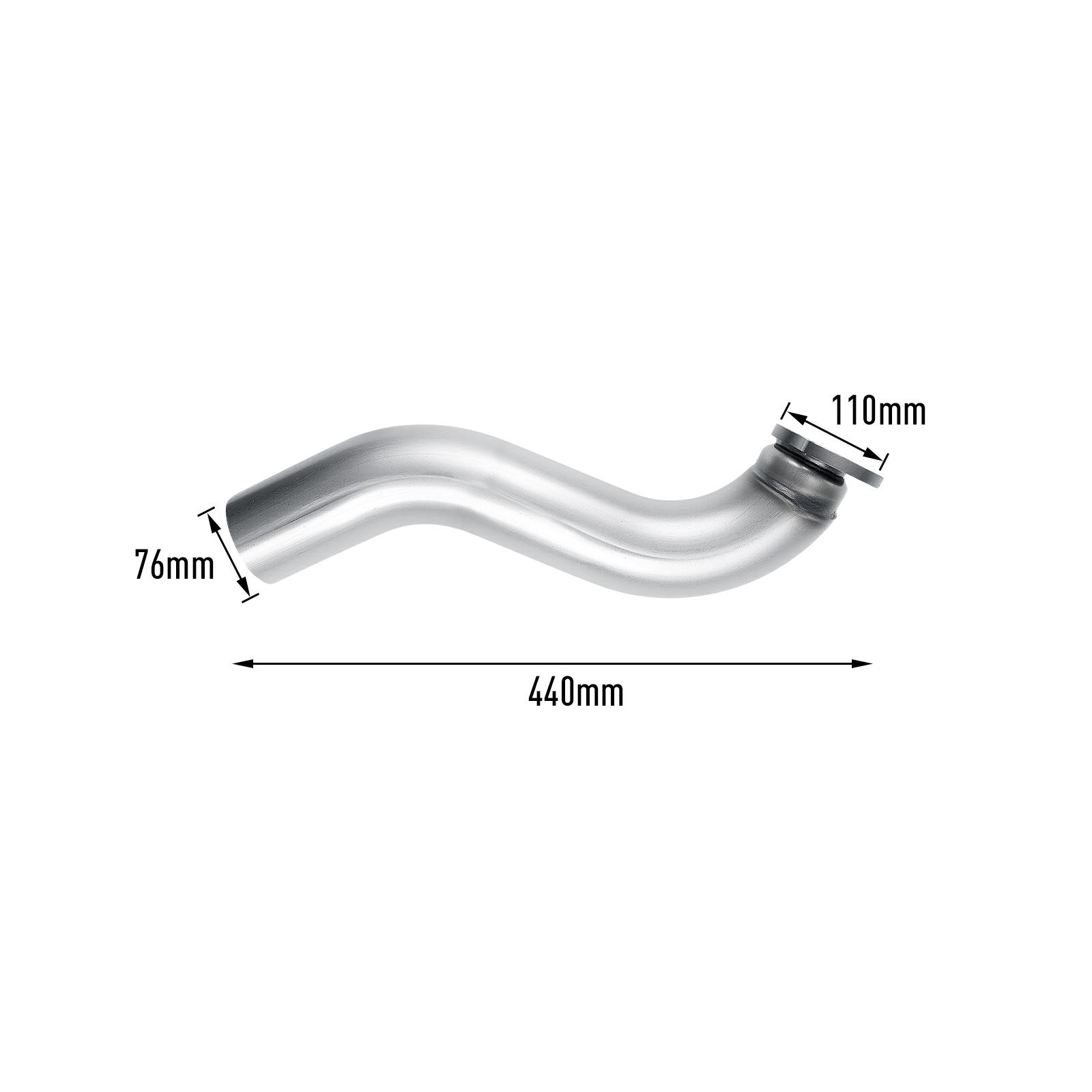 3" Turbo-Back 2016-2022 LWN 2.8L Baby Duramax DPF Delete Race Pipe w/Muffler 15