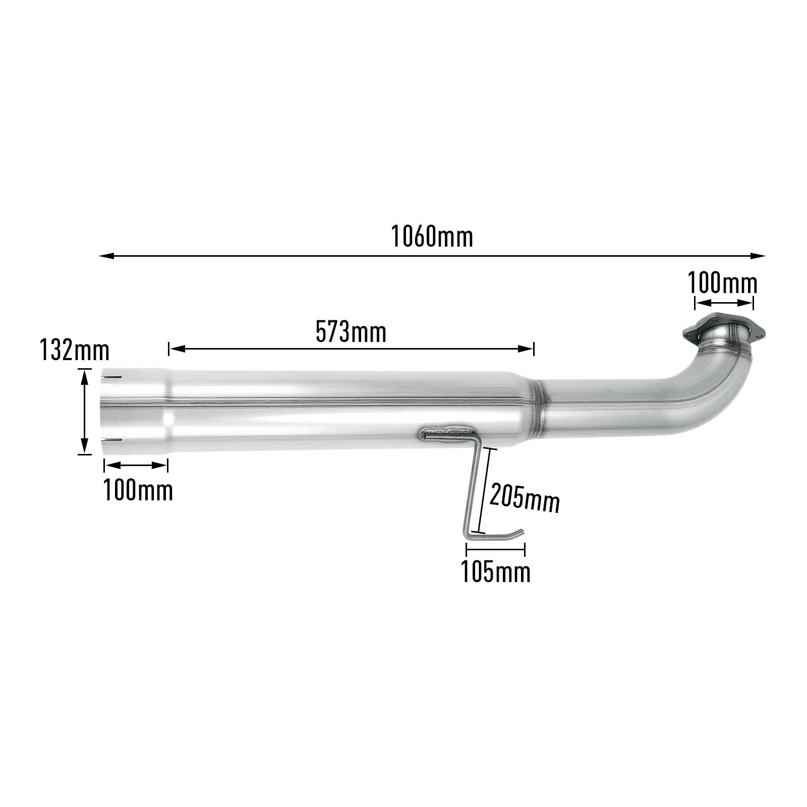 2020-2026 6.6L Duramx L5P 5" Downpipe-back Exhaust & EGR Delete Kit & Downpipe for Silverado Sierra 2500/3500HD 11