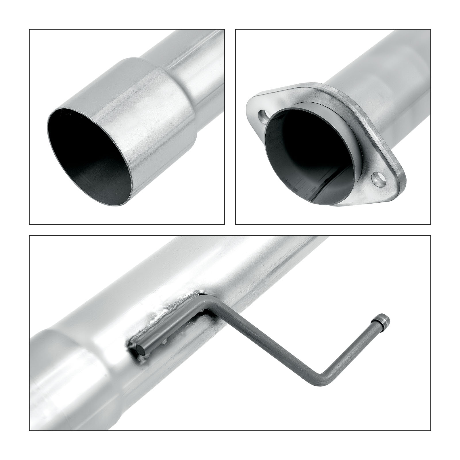 2018-2020 3.0L Powerstroke 3.5" DPF-Delete Racepipe For F150 V6 1