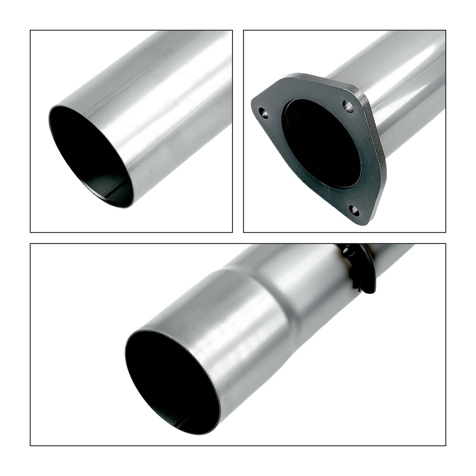 2020-2022 6.7L Powerstroke 4" DPF-Delete Racepipe For Ford F-250 F-350 F-450 Super Duty 3