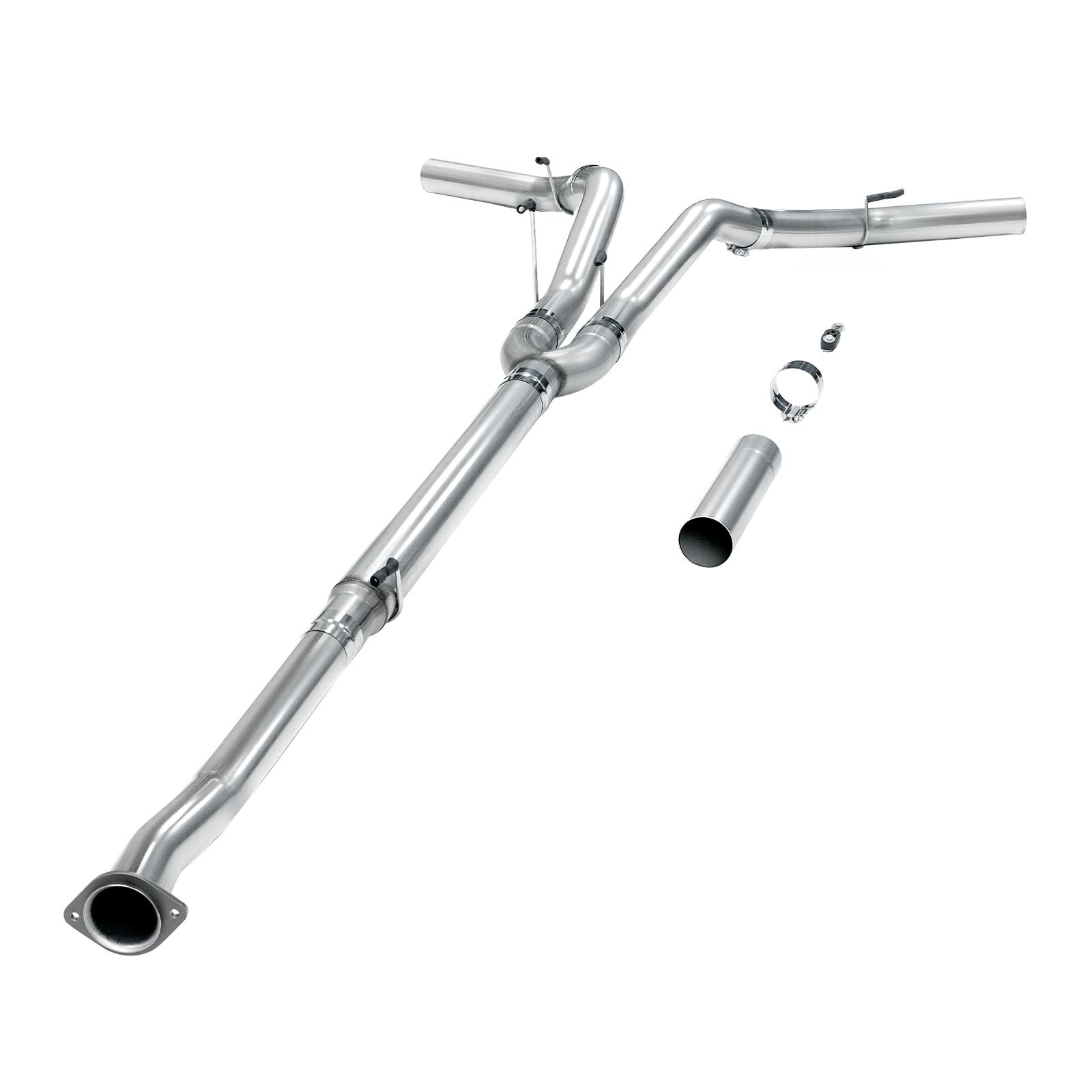 2011-2019 6.7L Powerstroke 4 Inch Downpipe-Back Dual DPF Delete for Ford F250/F350 0