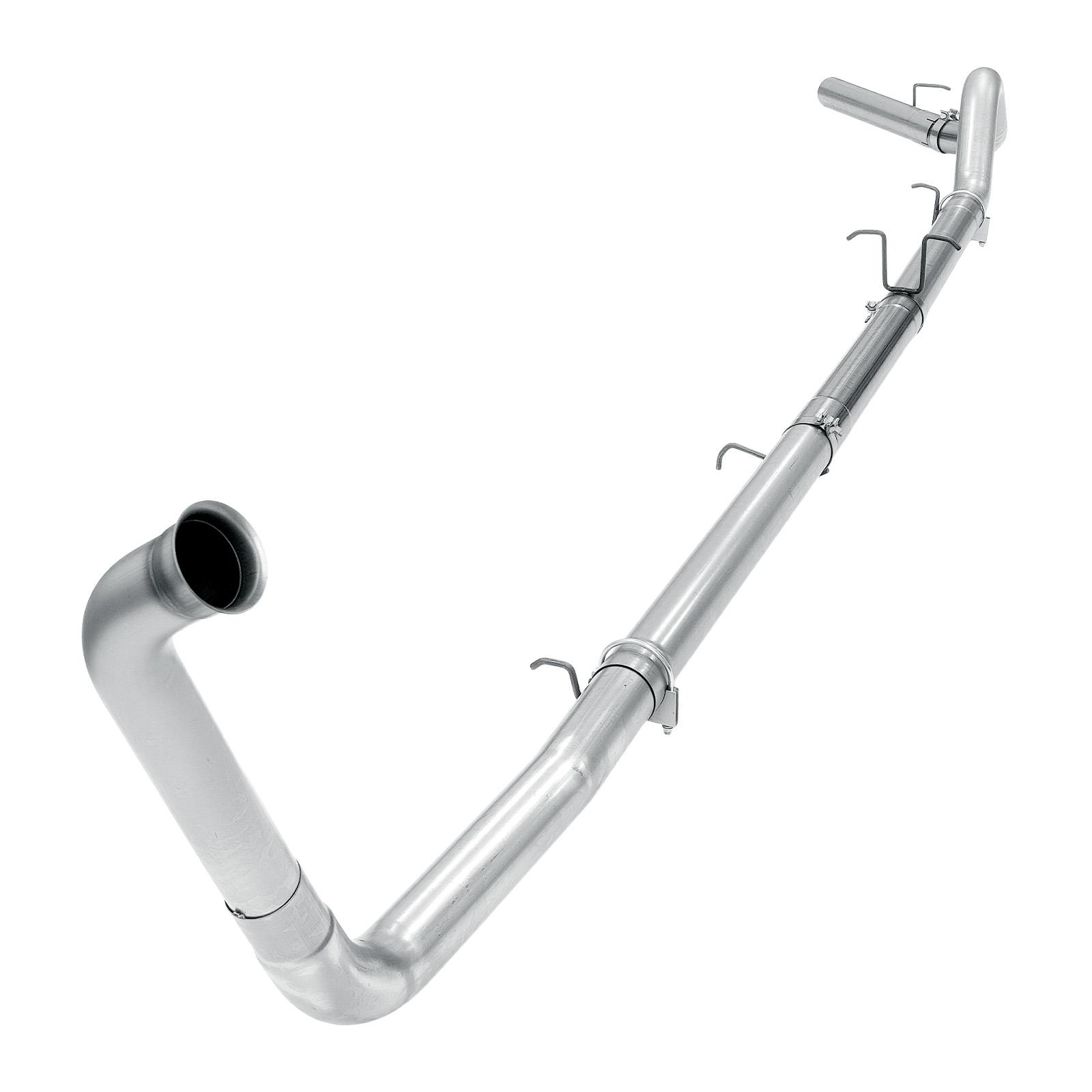 2003-2007 6.0L Powerstroke 4" Downpipe-Back DPF-Delete Exhaust System For Ford F250 F350 9
