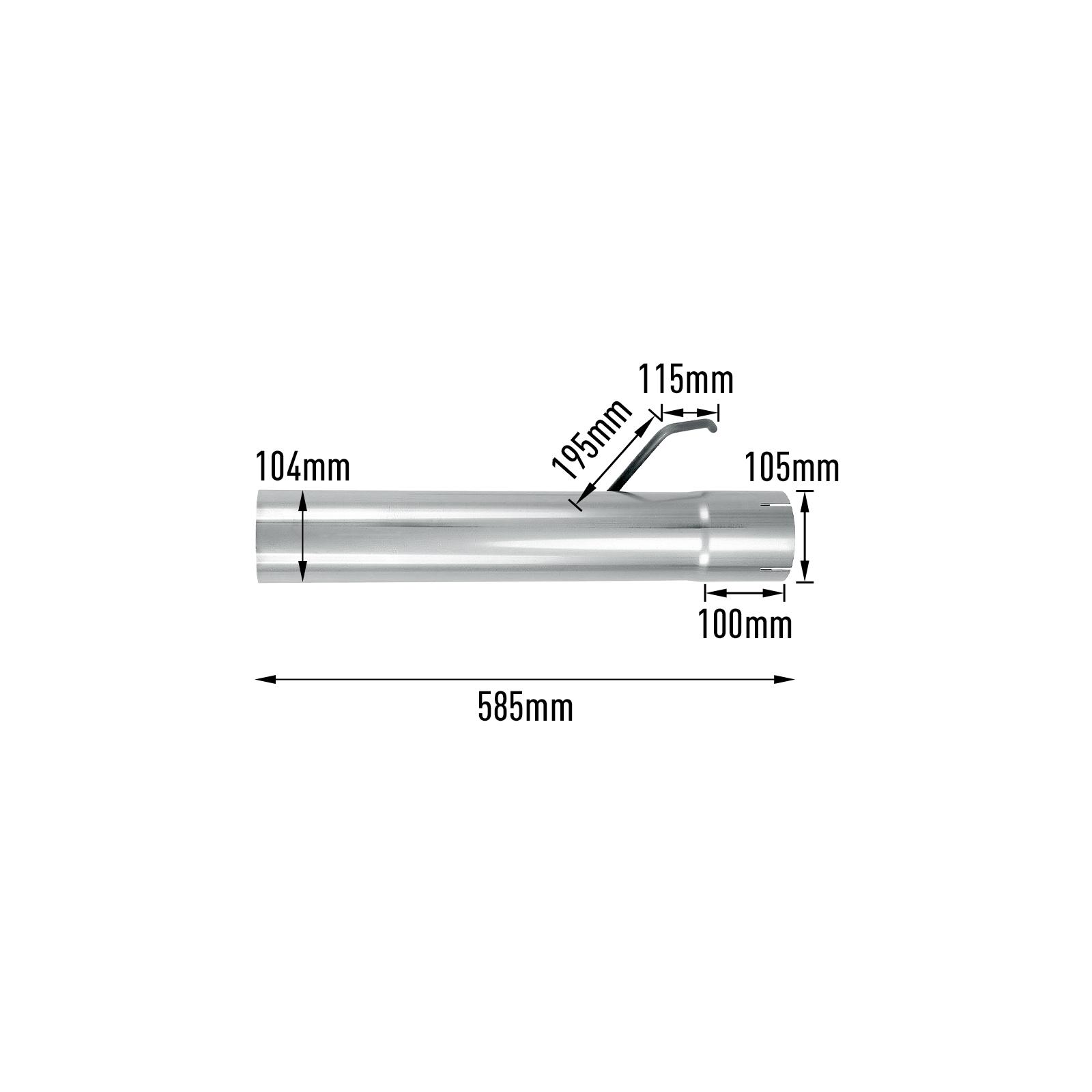 2003-2007 6.0L Powerstroke 4" Downpipe-Back DPF-Delete Exhaust System For Ford F250 F350 13