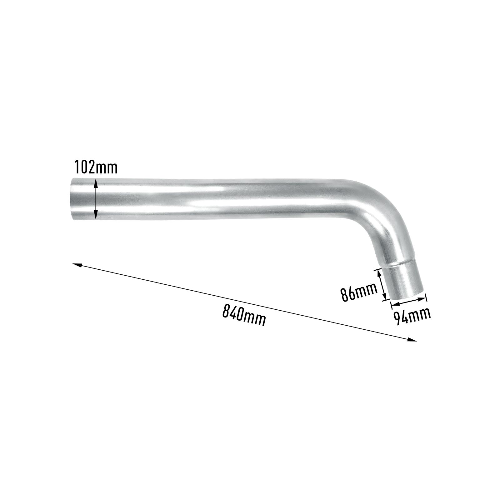 2003-2007 6.0L Powerstroke 4" Downpipe-Back DPF-Delete Exhaust System For Ford F250 F350 15