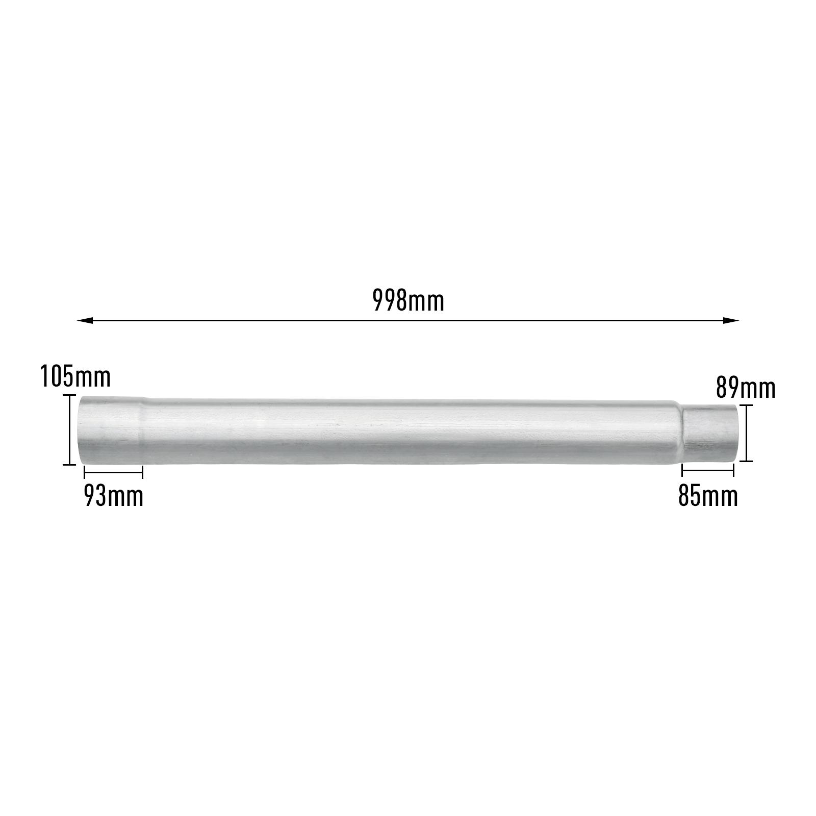 6.4L Powerstroke 4" DPF & Cat Delete Race Pipe For 2008-2010 Ford 11