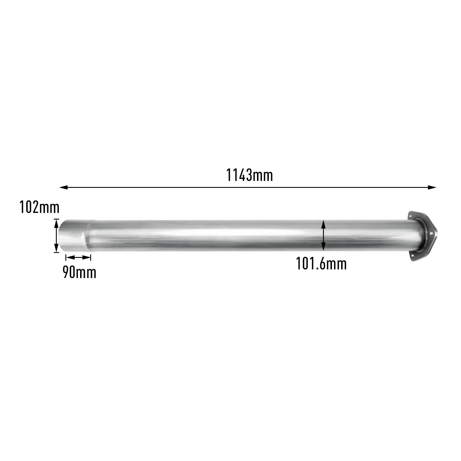 2011-2014 & 2017-2019 6.7L Powerstroke 4" Race Pipe DPF Delete & Diesel Tuner V2 & EGR Delete Kit for Ford F250 9