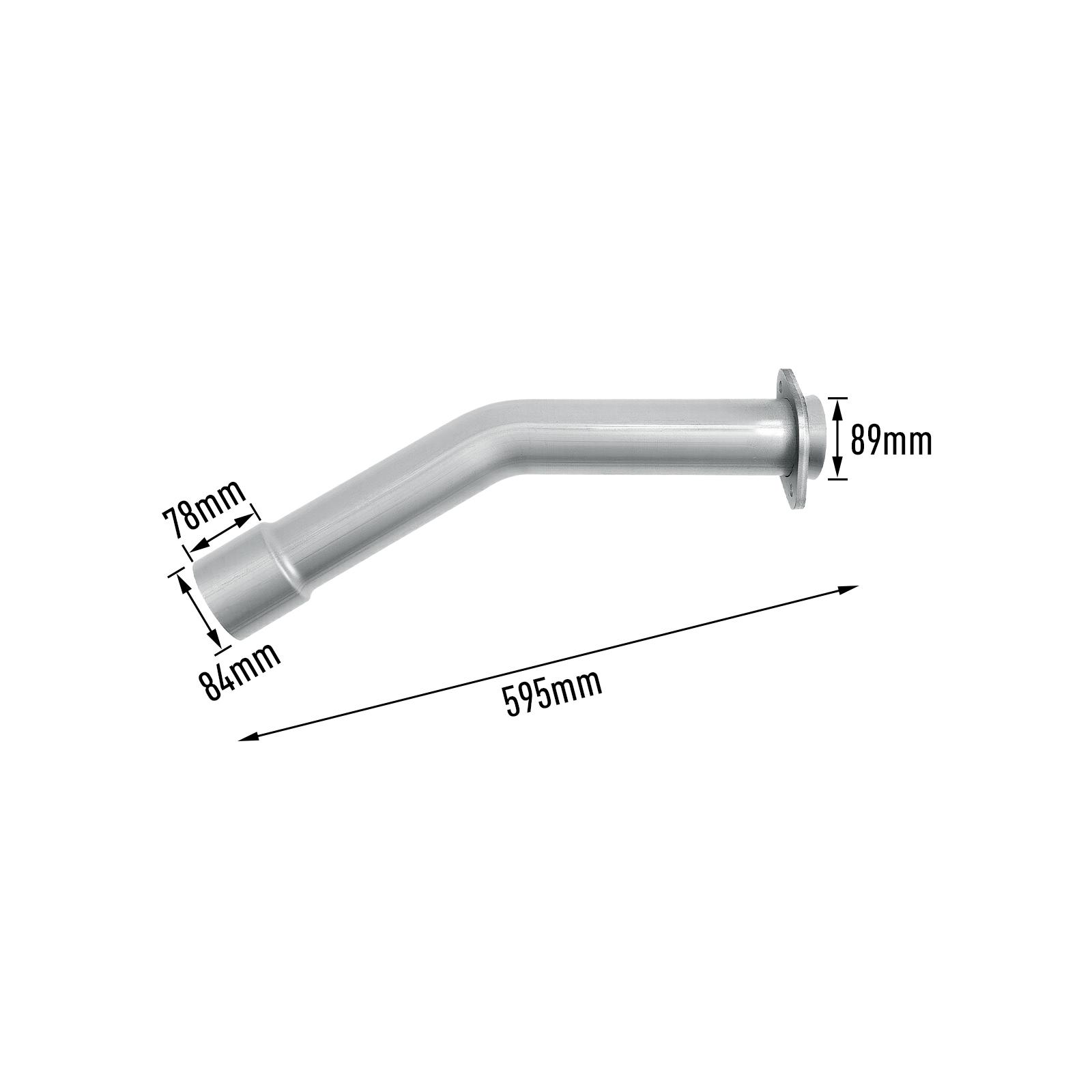 2018-2020 3.0L Powerstroke 3.5" DPF Delete Racepipe for Ford F150 11