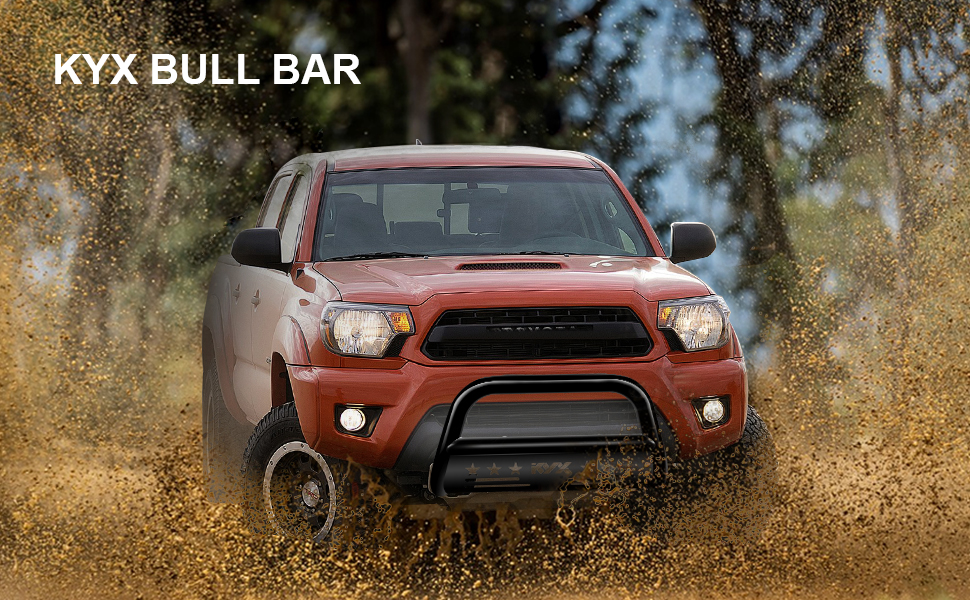 KYX bull bar  muddy