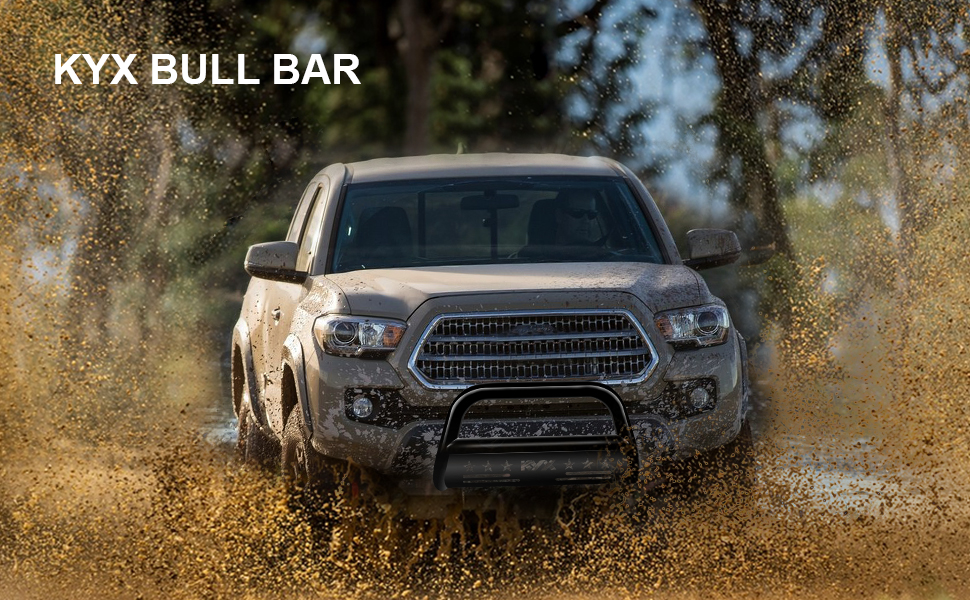 KYX bull bar  muddy