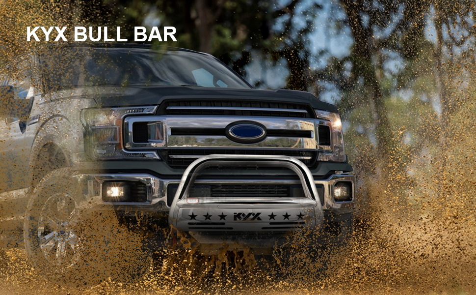 KYX bull bar  muddy
