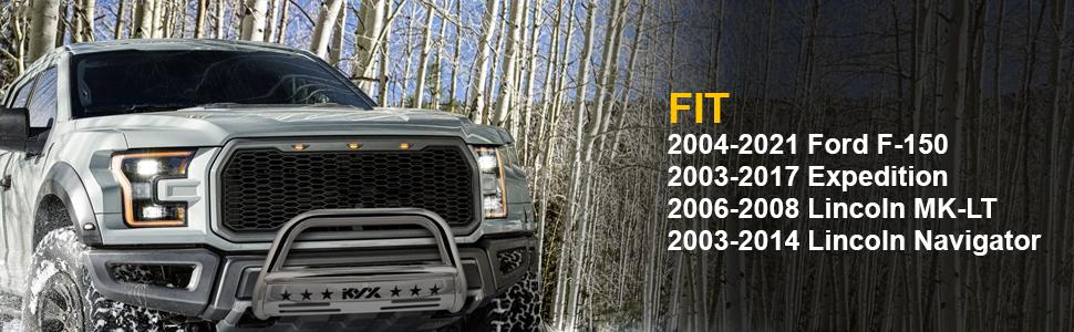 KYX Bull Bar for 2004-2021 Ford F150 without Light