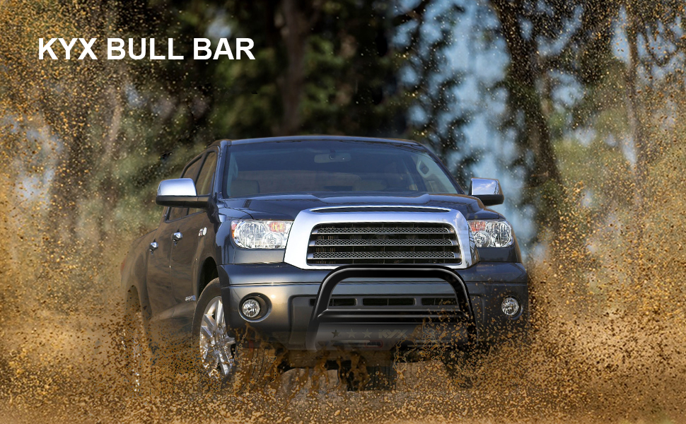 KYX bull bar  muddy