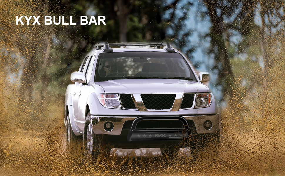 KYX bull bar  muddy