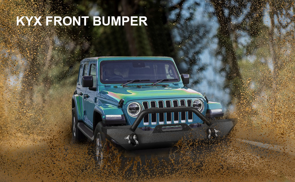 KYX bull bar  muddy