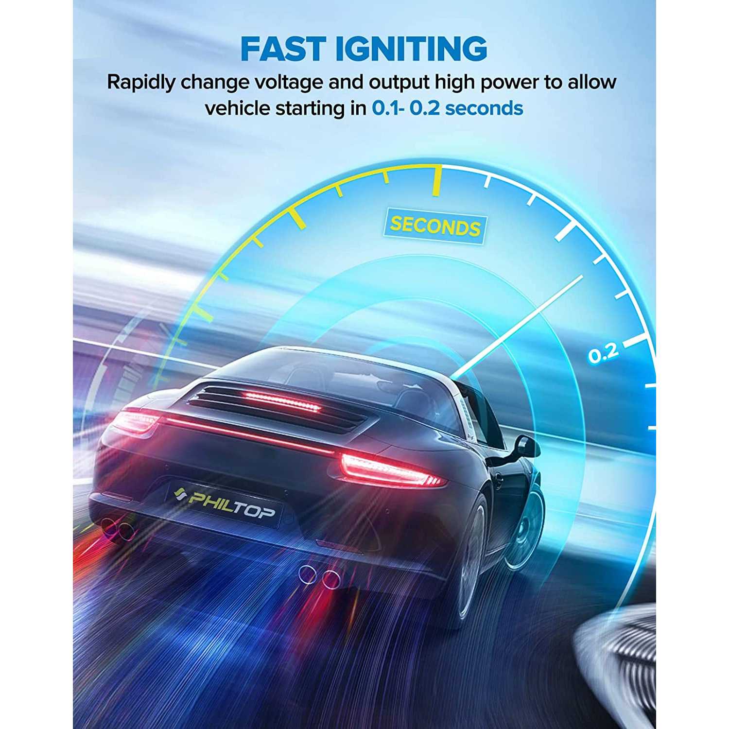 PHILTOP® Ignition Coil, UF652 Coil Pack Set of 4, Replacement for 2012-2019 Soul, 2012-2021 Accent, 2012-2019 Rio (IGC141 Igniti 4